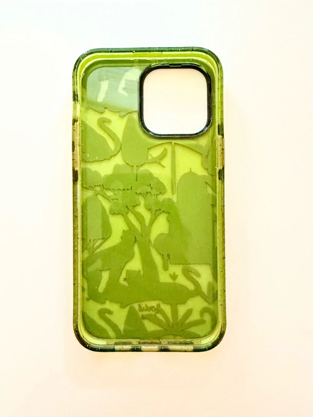Casetify Green & Pink Cheetah Paradise Print iPhone 14 Pro Max Case
